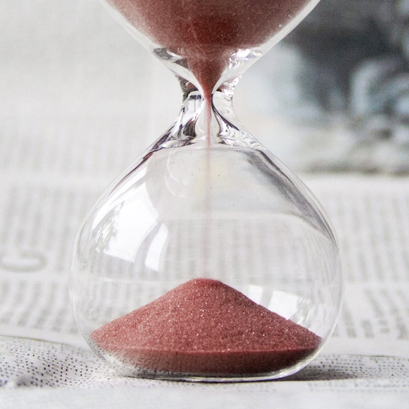 SWISSELITE Puff Sand Timer, Hourglass Sand Timers, Inspired Glass for Home, Desk, Office Decor - Image 5